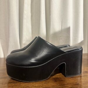 a new day Black Platform Shoes